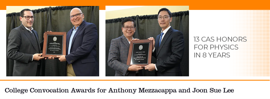 CAS convocation honors for anthony mezzacappa and joon sue lee