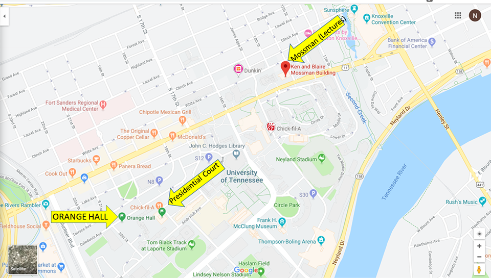 ut campus map for nnpss 2019